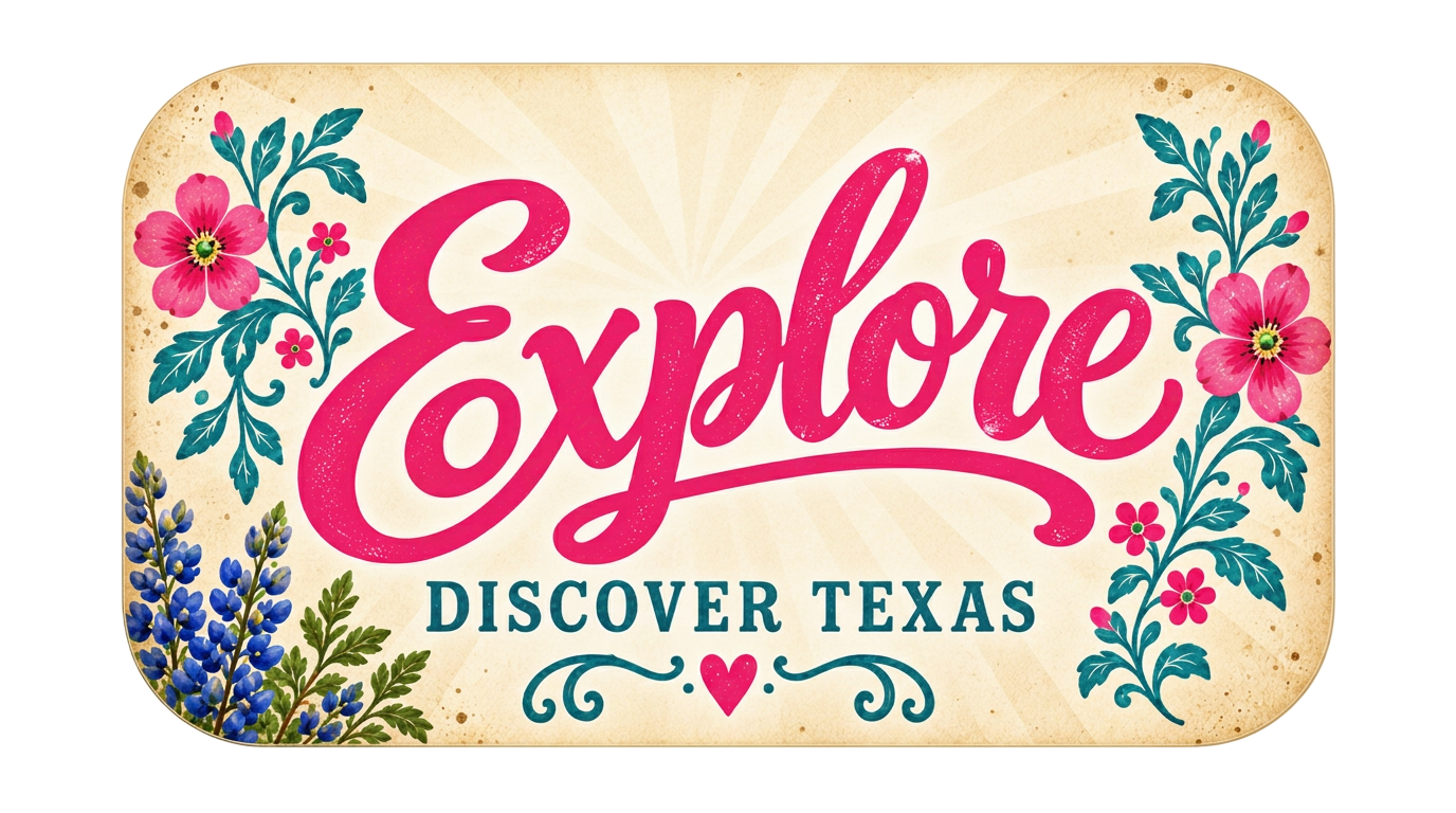 Explore — Texas Sweetheart floral badge